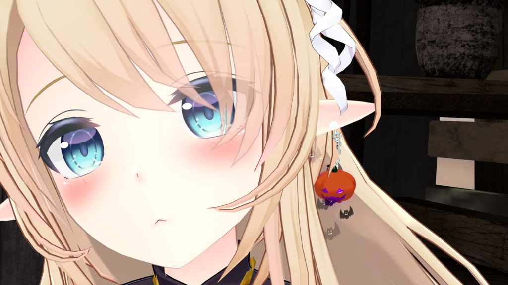 パンプキンイヤリング