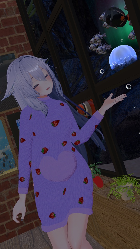 『13アバター対応』カジュアルニットワンピ #みおしきしょっぷ