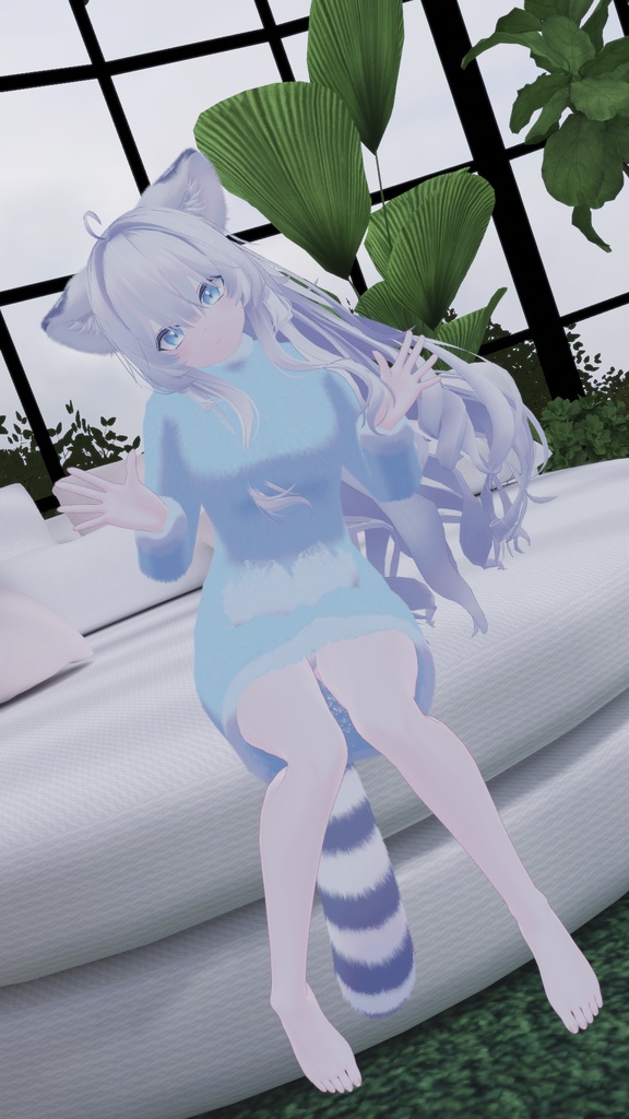 『13アバター対応』カジュアルニットワンピ #みおしきしょっぷ