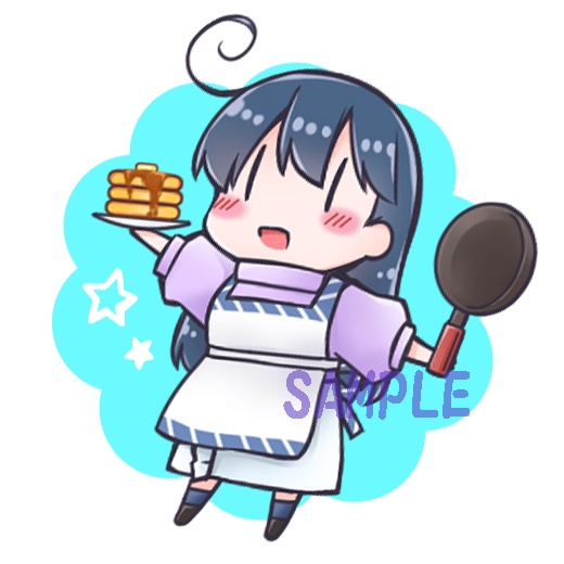 パンケーキ時間なアクリルキーホルダー