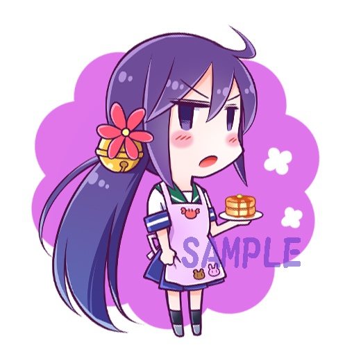 パンケーキ時間なアクリルキーホルダー