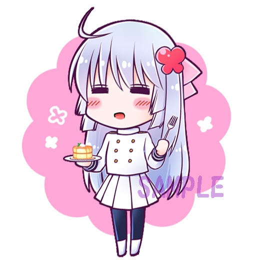 パンケーキ時間なアクリルキーホルダー