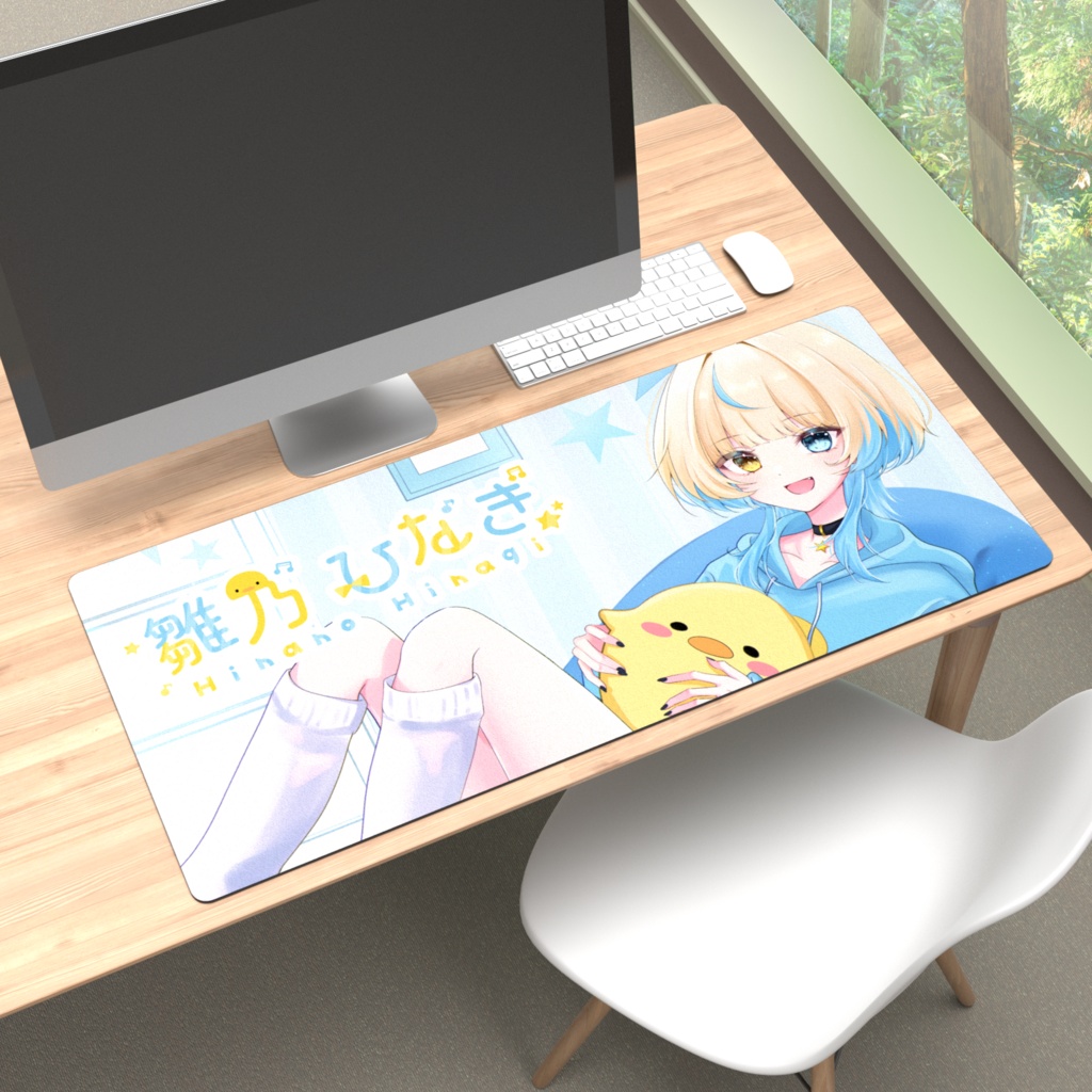 ゆのあやこ様書き下ろし 雛乃ひなぎ1周年イラスト プレイマット