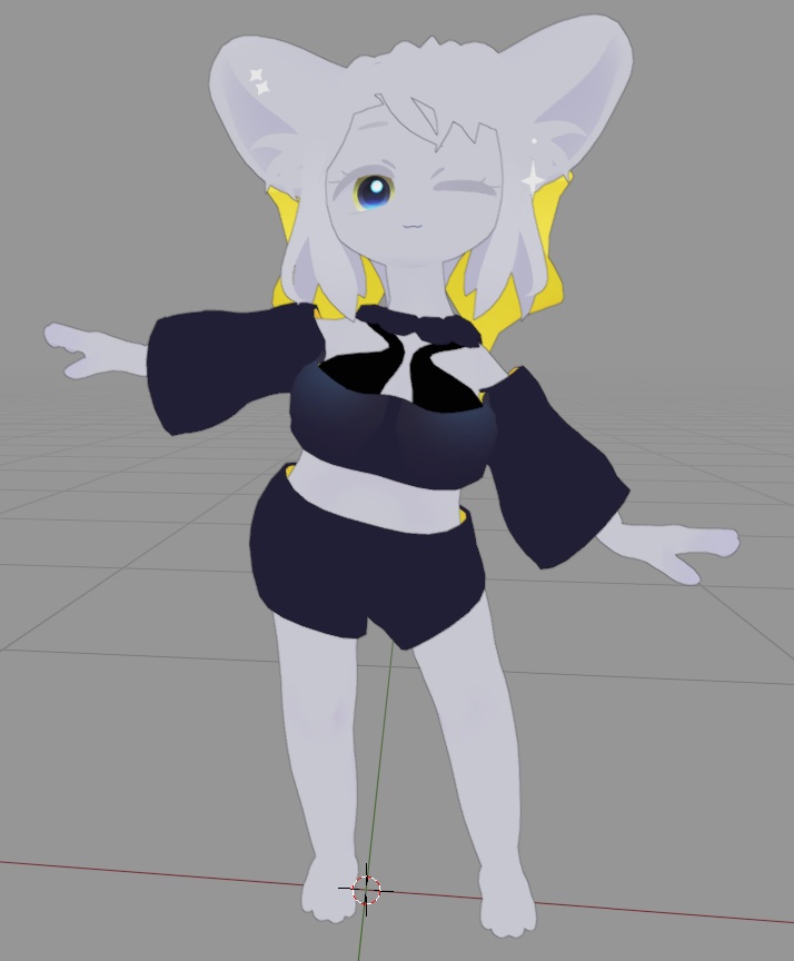 オリジナル3Dアバター:Mewtica(みゅうてぃか)