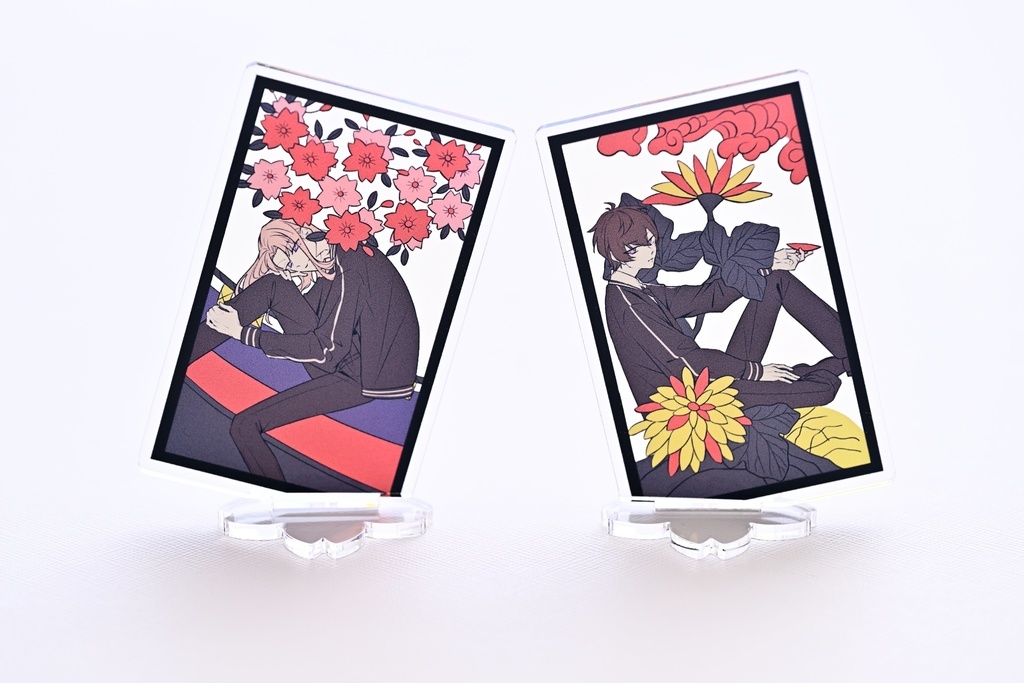 花札風アクリルスタンド 2点セット