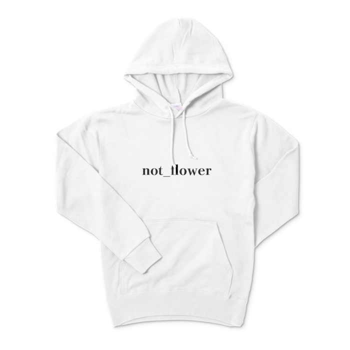 not_flowerパーカー