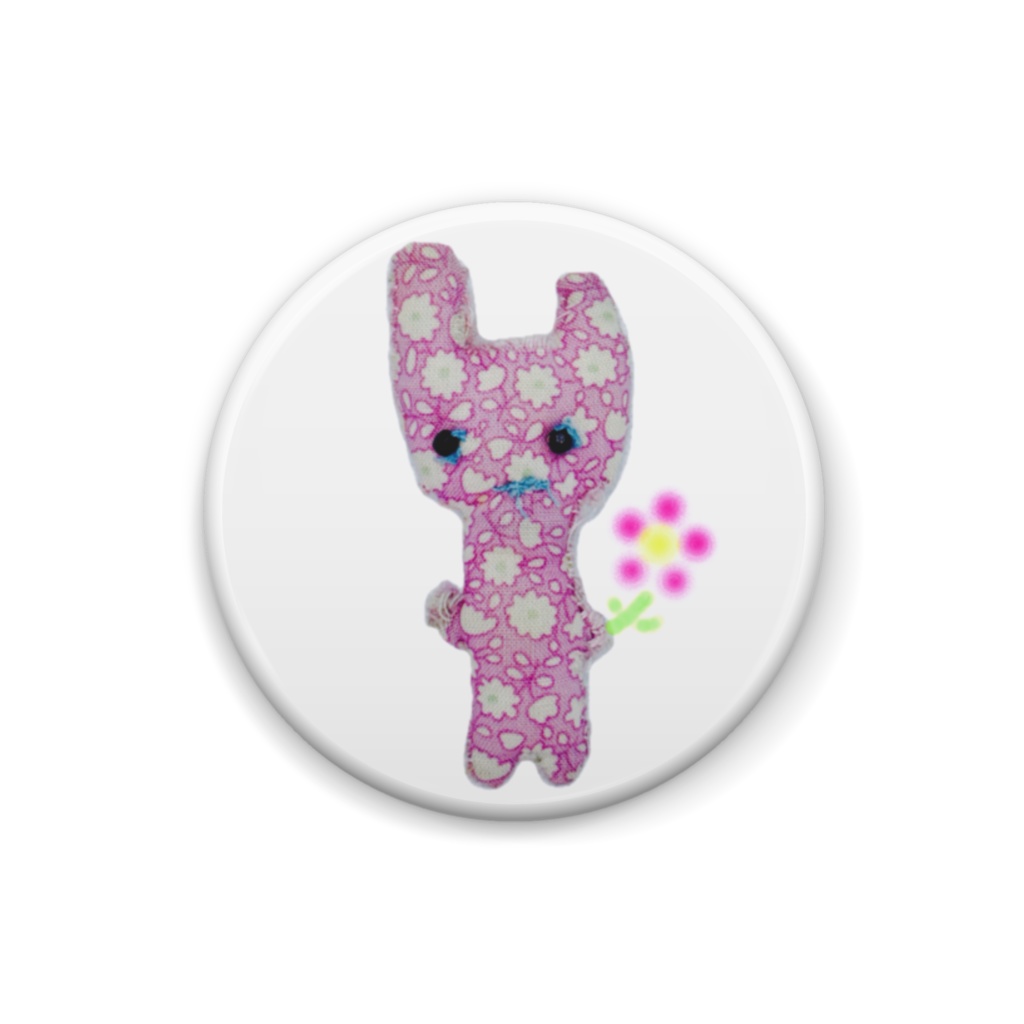 not flower缶バッジ