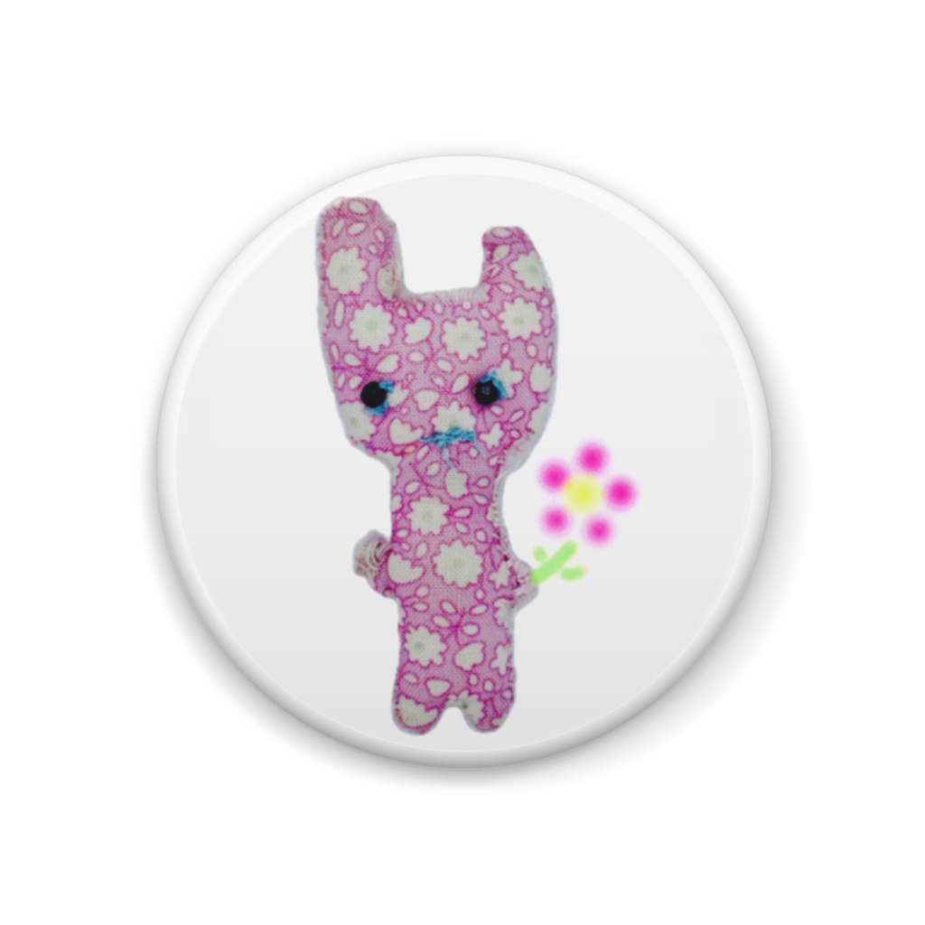 not flower缶バッジ