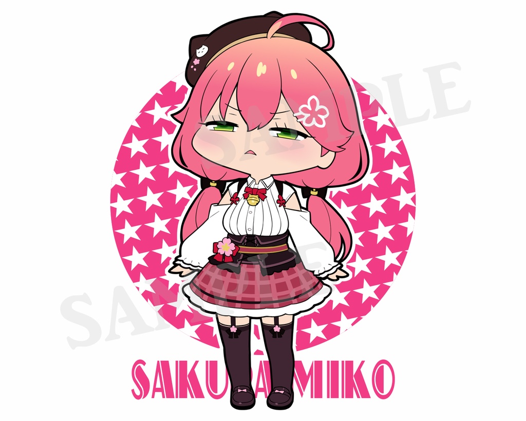 【非公式】ホロライブ ジト目ステッカー【二次創作】