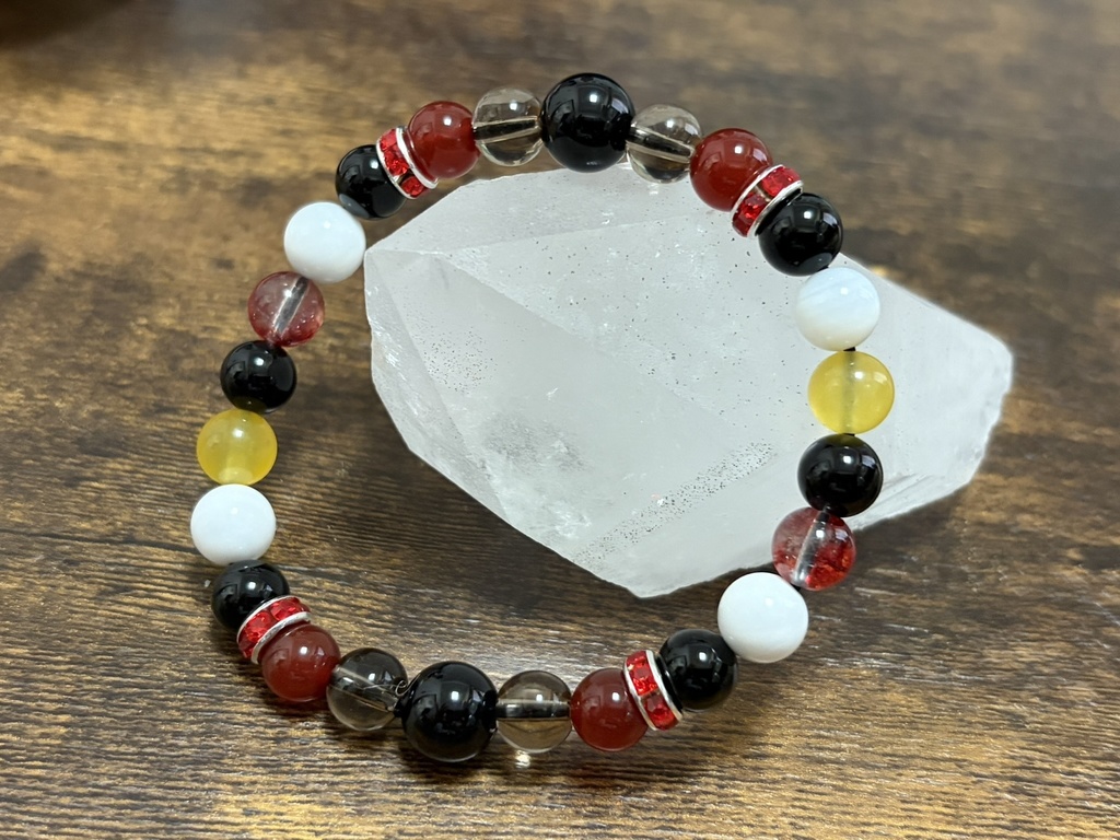 【推し活】大神ミオ モチーフ天然石ブレスレット