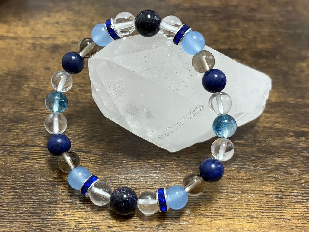 【推し活】星街すいせい モチーフ天然石ブレスレット