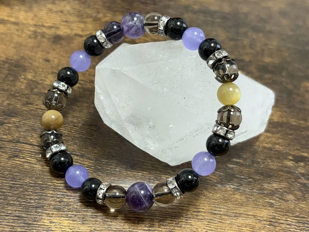 【推し活】ラプラス・ダークネス モチーフ天然石ブレスレット