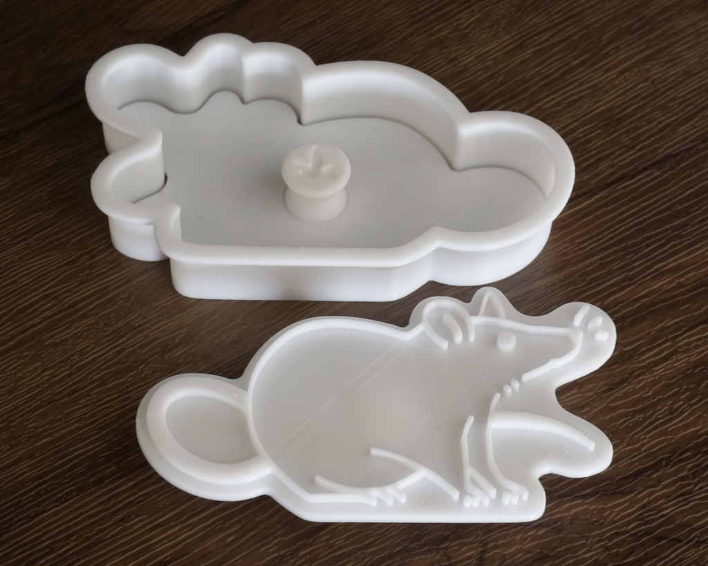 【年末セール10%引!1900▶︎1710円】新ファンシーラット・デグー クッキー型