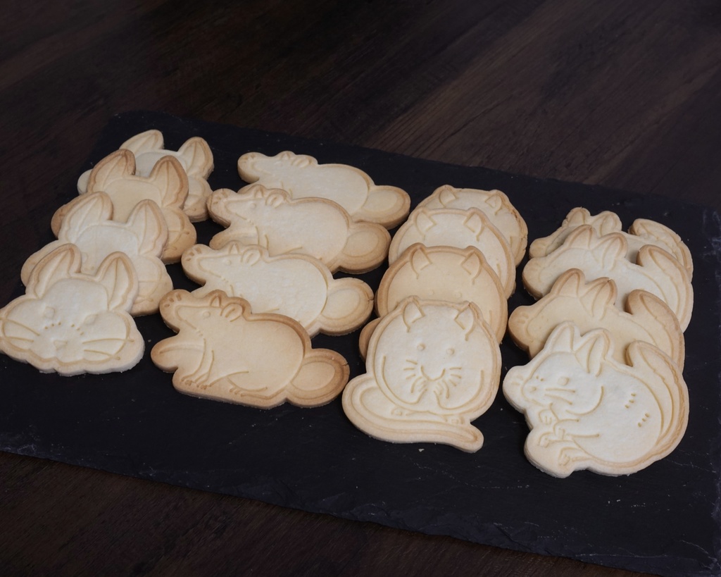 【年末セール10%引!1900▶︎1710円】新ファンシーラット・デグー クッキー型