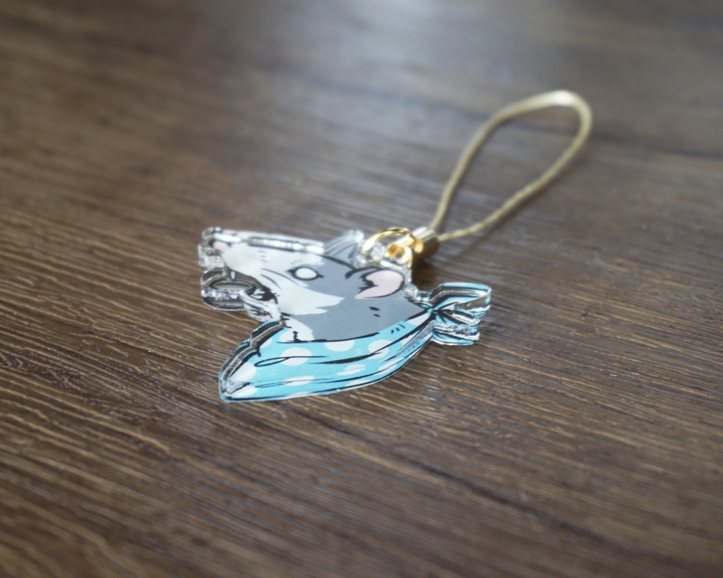 ファンシーラット アクリルキーホルダー 2種