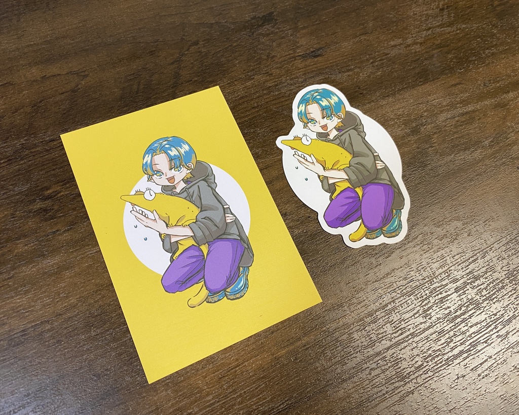 クレス大好き ポストカード ステッカー