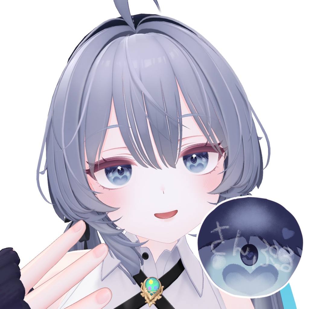 【15アバター対応】heartheartbeat eye 【アイテクスチャ】
