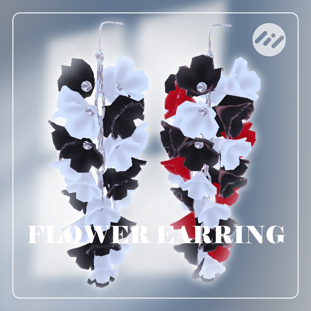 Flower earring .oO