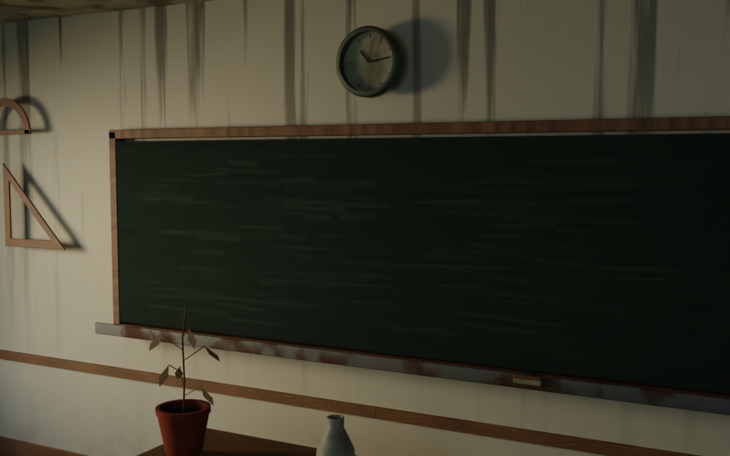 Unity / Blender】昭和の廃校ホラーアセット Vol.1 教室編|62種・3状態・PBR対応【学校 / VRChat / ゲーム制作】