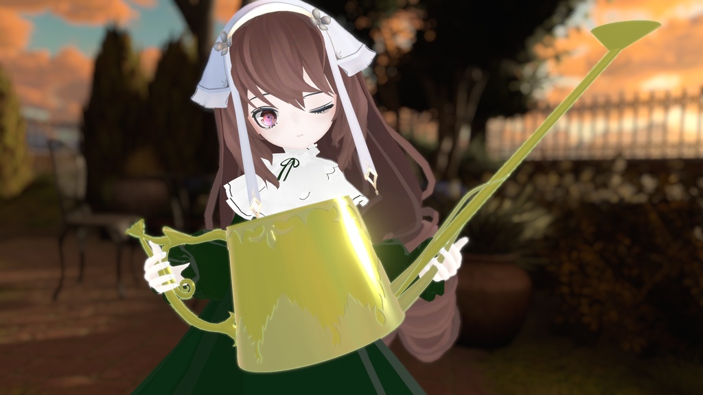庭師のジョウロ【3Dモデル】