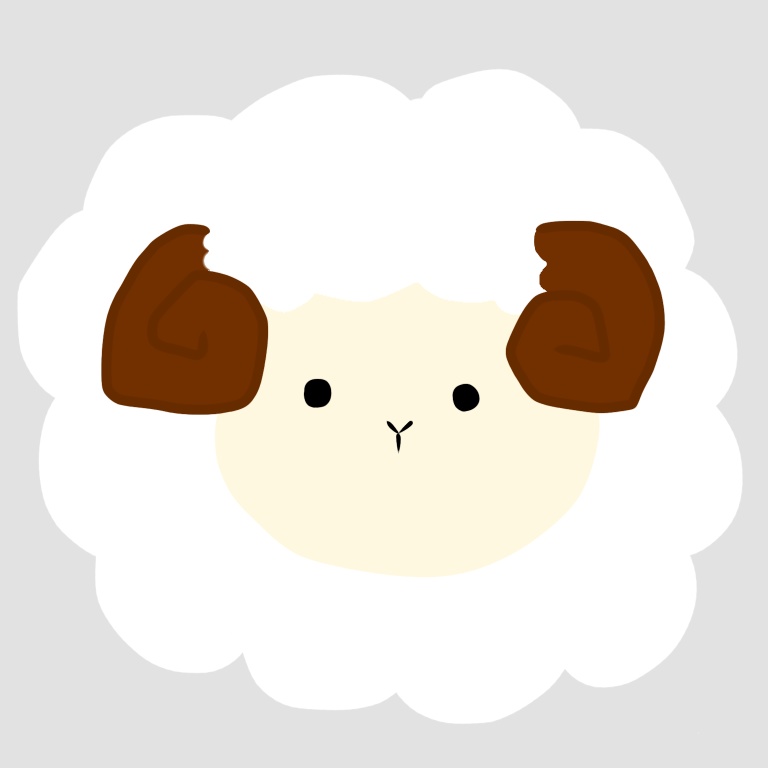 merry_sheepキャラクターのアクリルキーホルダー