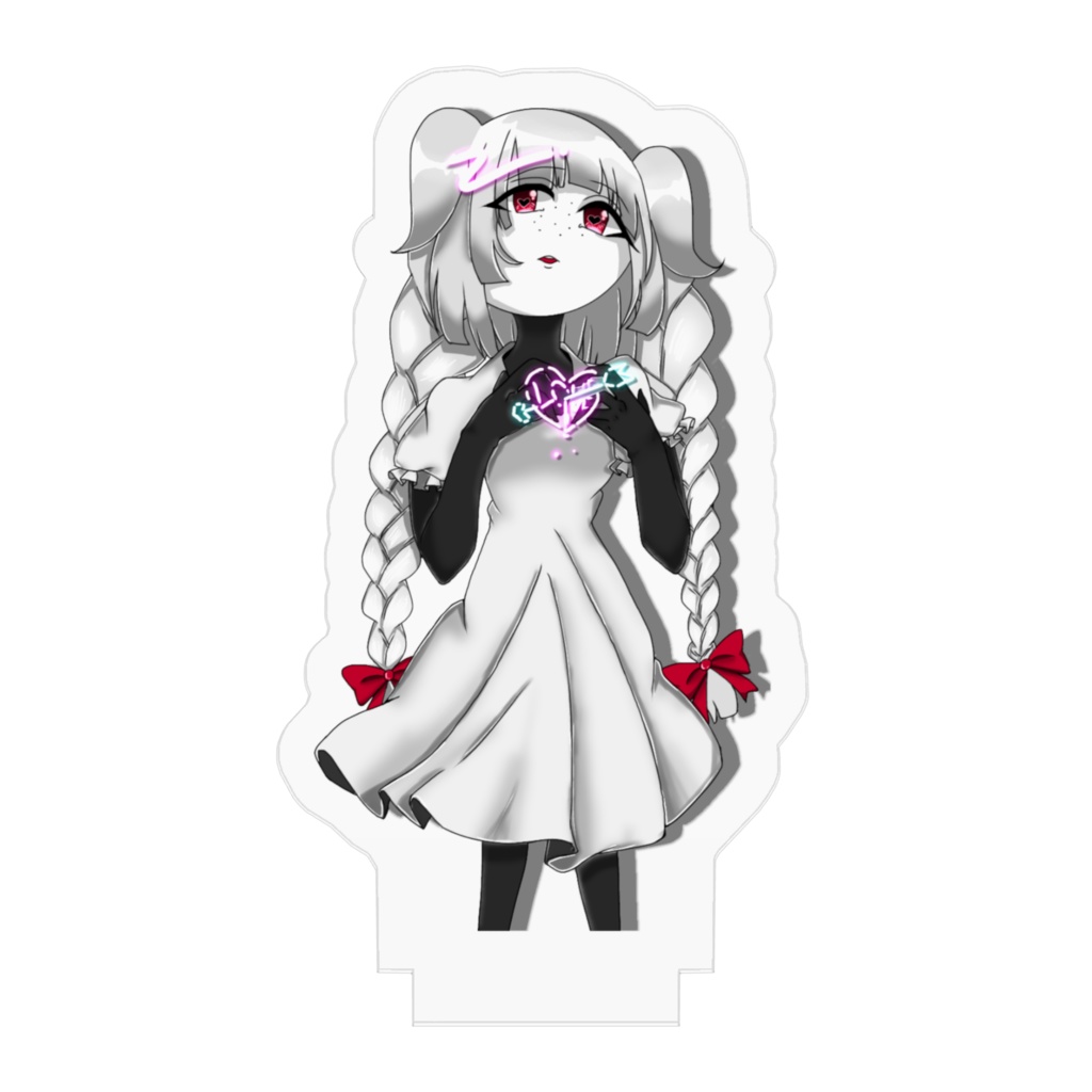 トゥィのネオンハートアクリルフィギュア