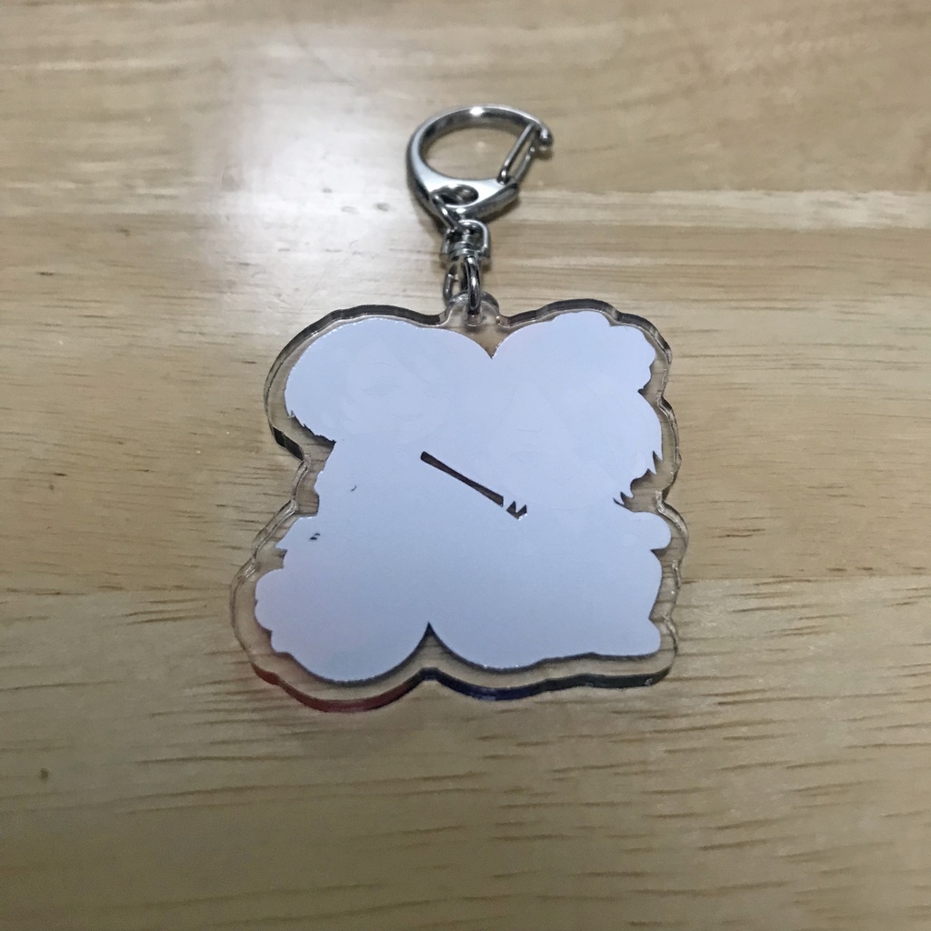 れおえいアクキー(ハート・薔薇)