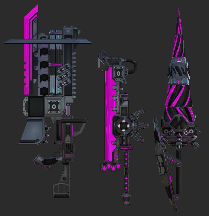 (商品購入者向け) FUKIGEN MACHINERY メカアイテム共通テクスチャセット