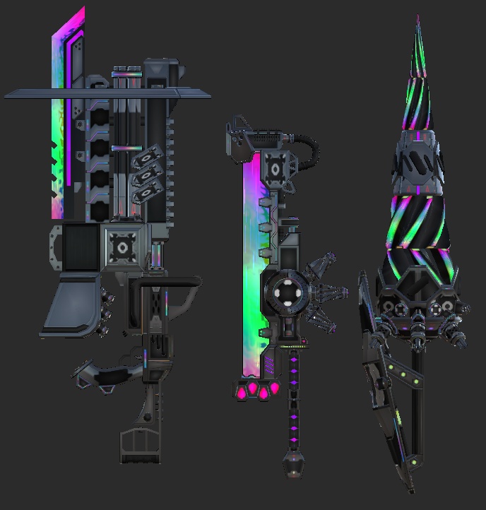 (商品購入者向け) FUKIGEN MACHINERY メカアイテム共通テクスチャセット