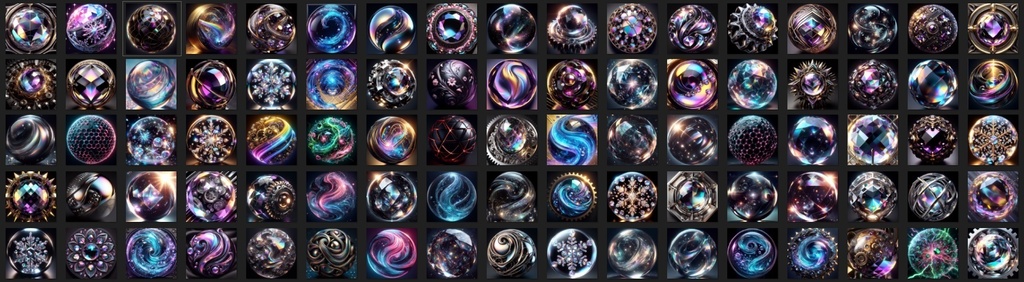 【無料配布】イラストAIで生成したmatcap素材149枚、さらにそのまま使えるマテリアル1549種類入り