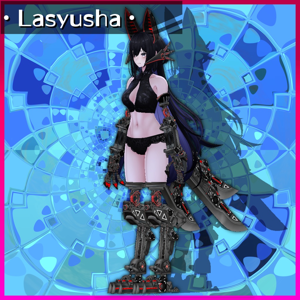 【13アバター対応】MA Mesh Cutter設定済み 義手義足メカアクセセット『FM-A01-SAS VixenLimbs』