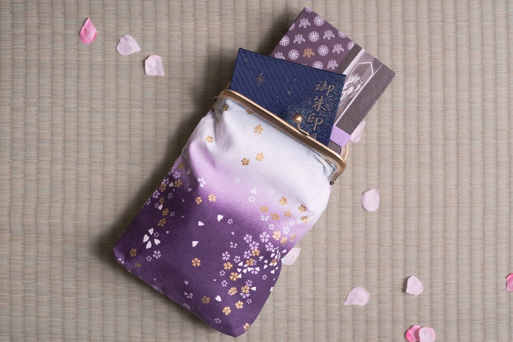 初期刀イメージ 御朱印帳入れ*がま口ポーチ