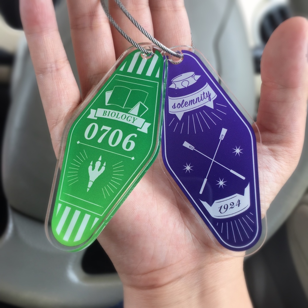 🌹と🍲イメージキーホルダー