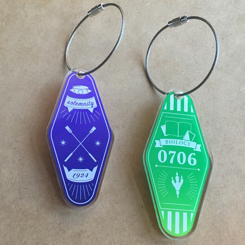 🌹と🍲イメージキーホルダー