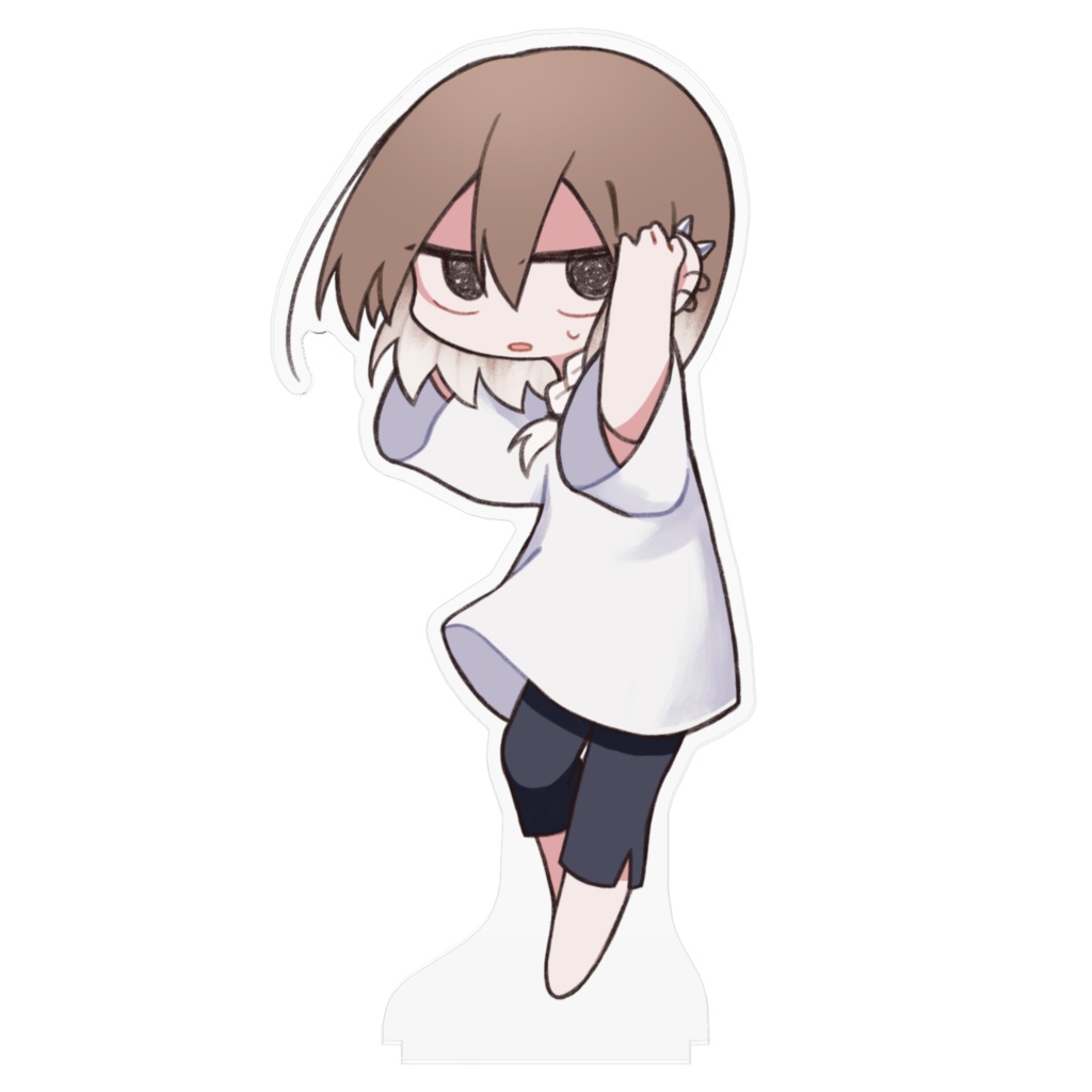 SD村上(白シャツ)_アクリルフィギュア