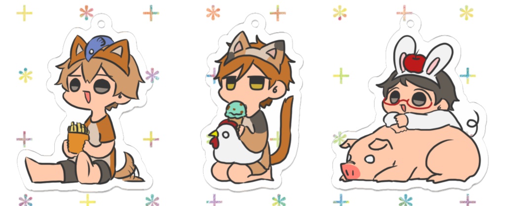 カチューシャくんアクリルキーホルダー