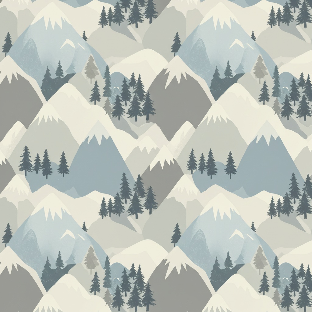 【自然モチーフ系の北欧風パターン素材10種】