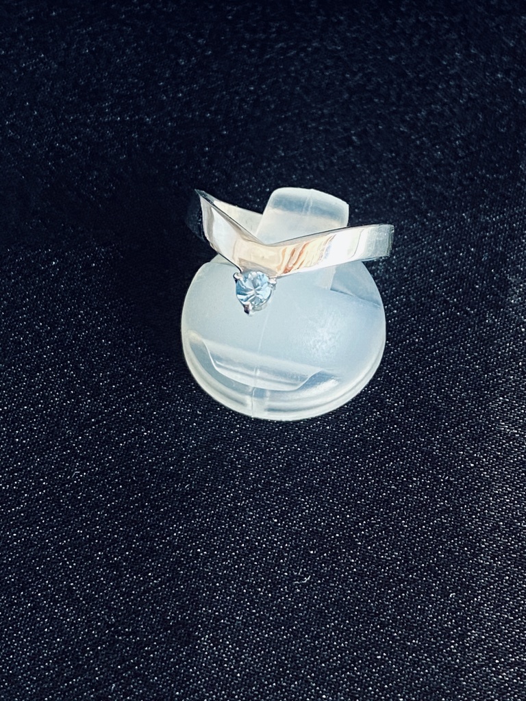 ブルートパーズのリング