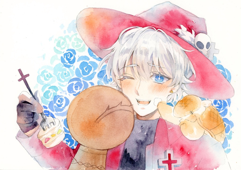 【展示】誕生日イラスト 他