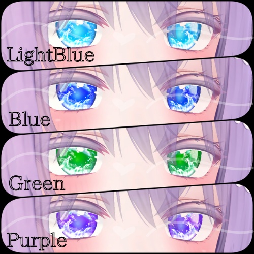 【萌 moe】すぷらっしゅアイテクスチャ【8色】/eye texture