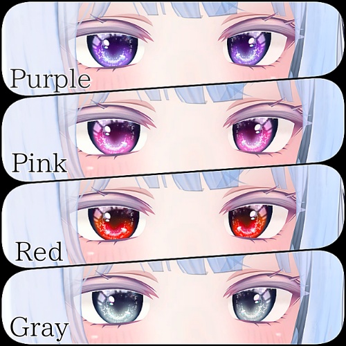 【萌 moe】しゅわしゅわすたあアイテクスチャ【7色】/ eye texture