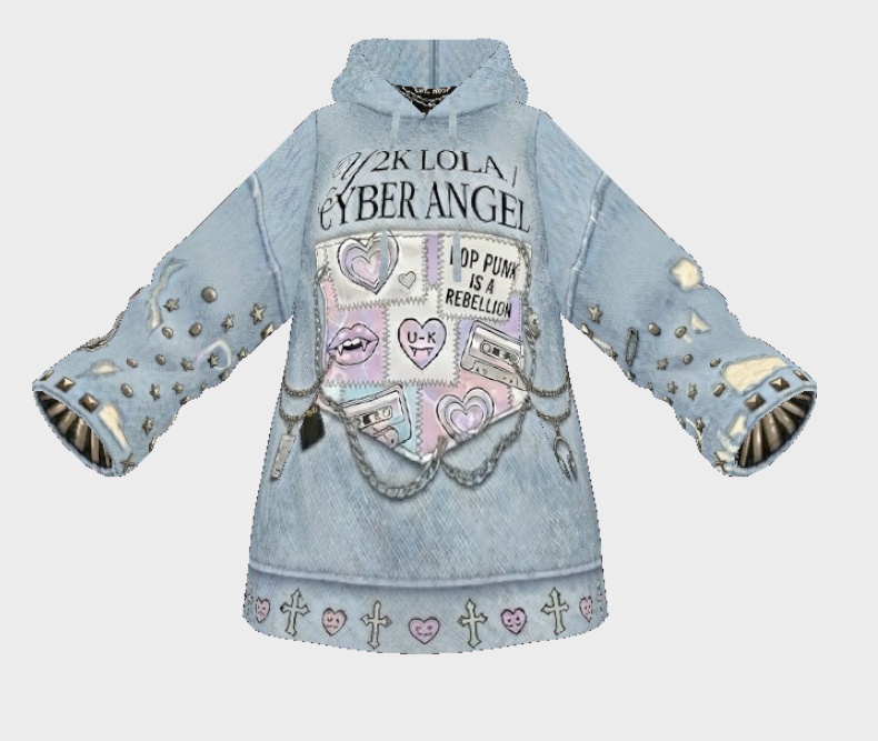 ハートロックパーカー