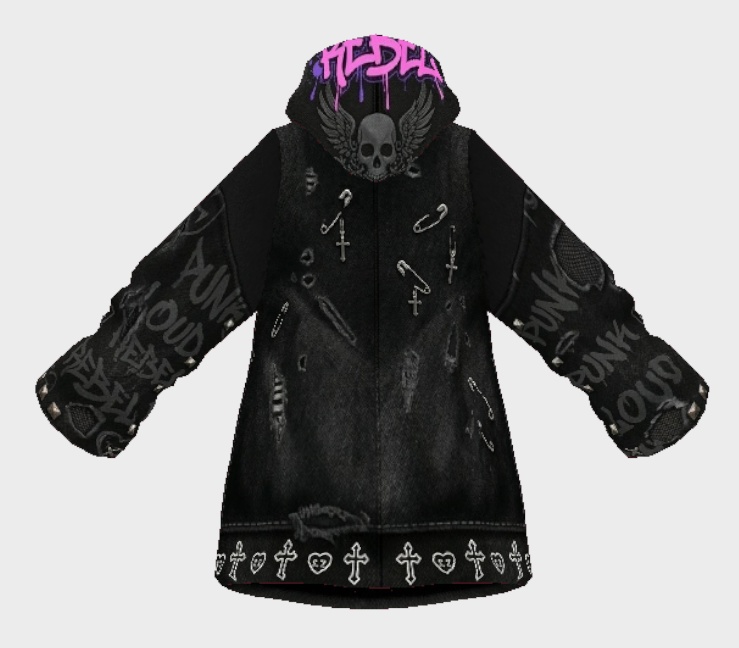 ハートロックパーカー