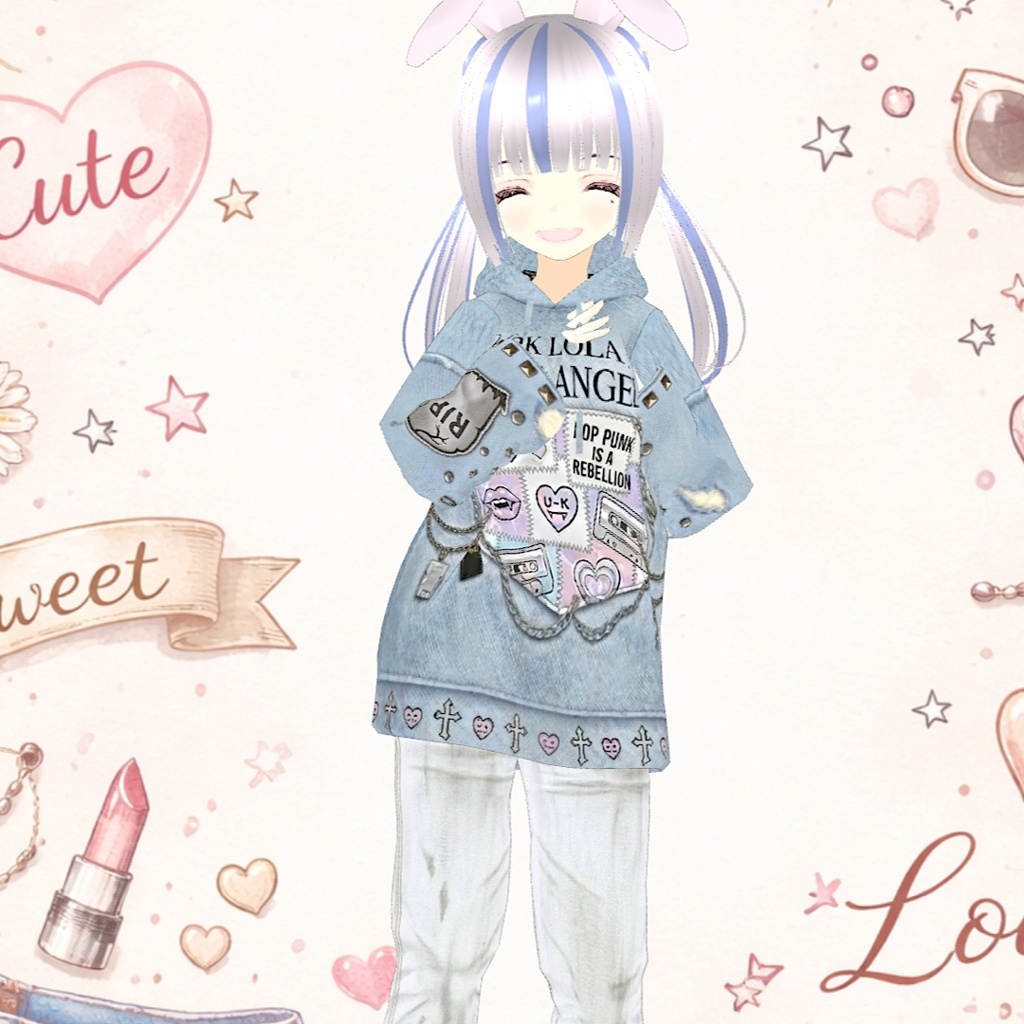 ハートロックパーカー