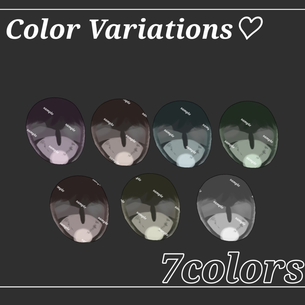 【3avatars】Bittersweet EyeTexture -ほろ苦アイテクスチャー-