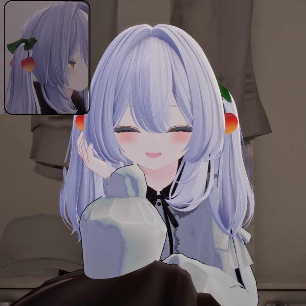 【ゆれるよ】さくらんぼのアクセ