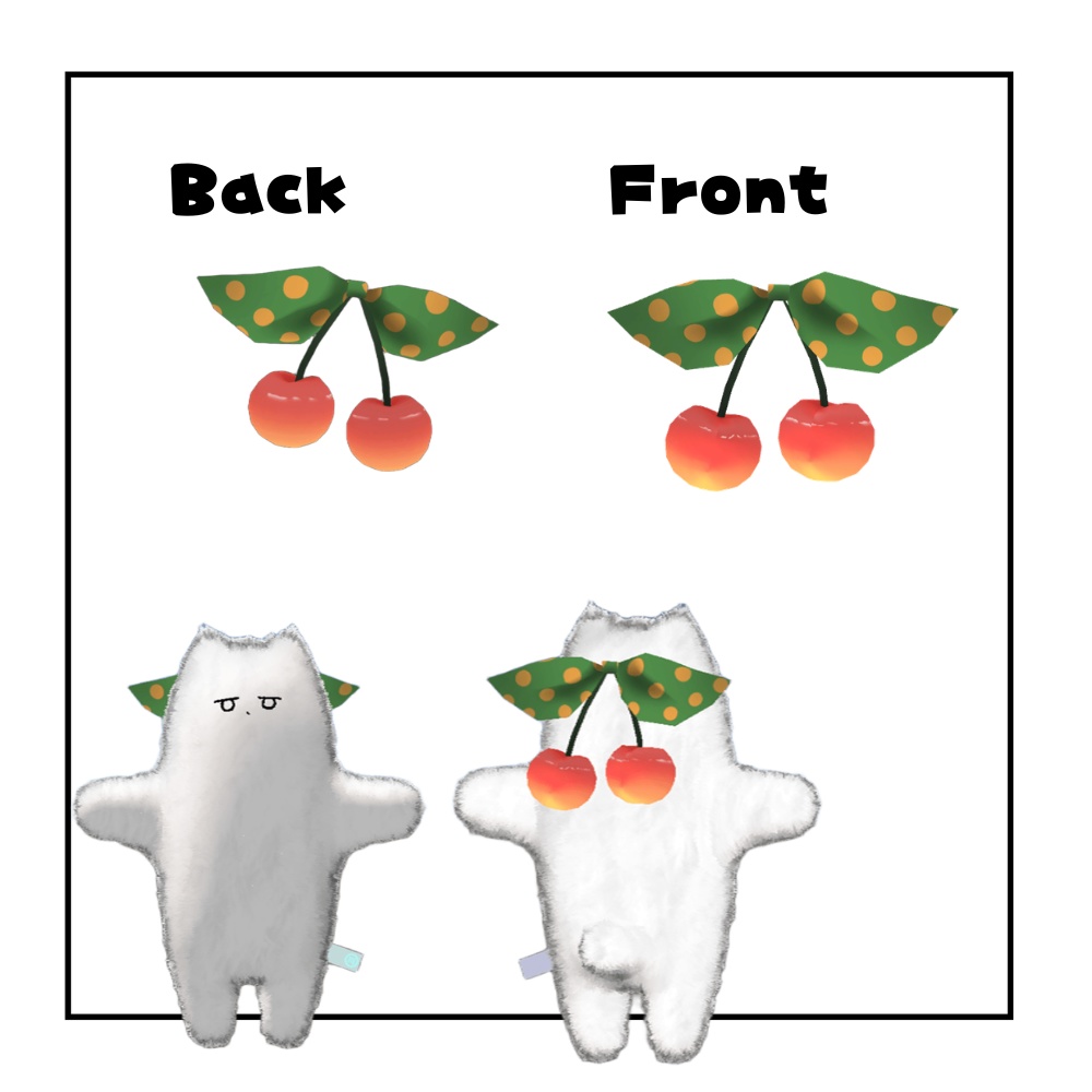 【ゆれるよ】さくらんぼのアクセ