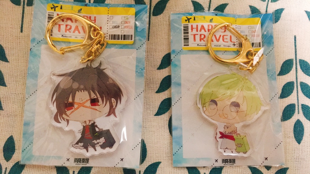アクリルキーホルダー HAPPY TRAVEL