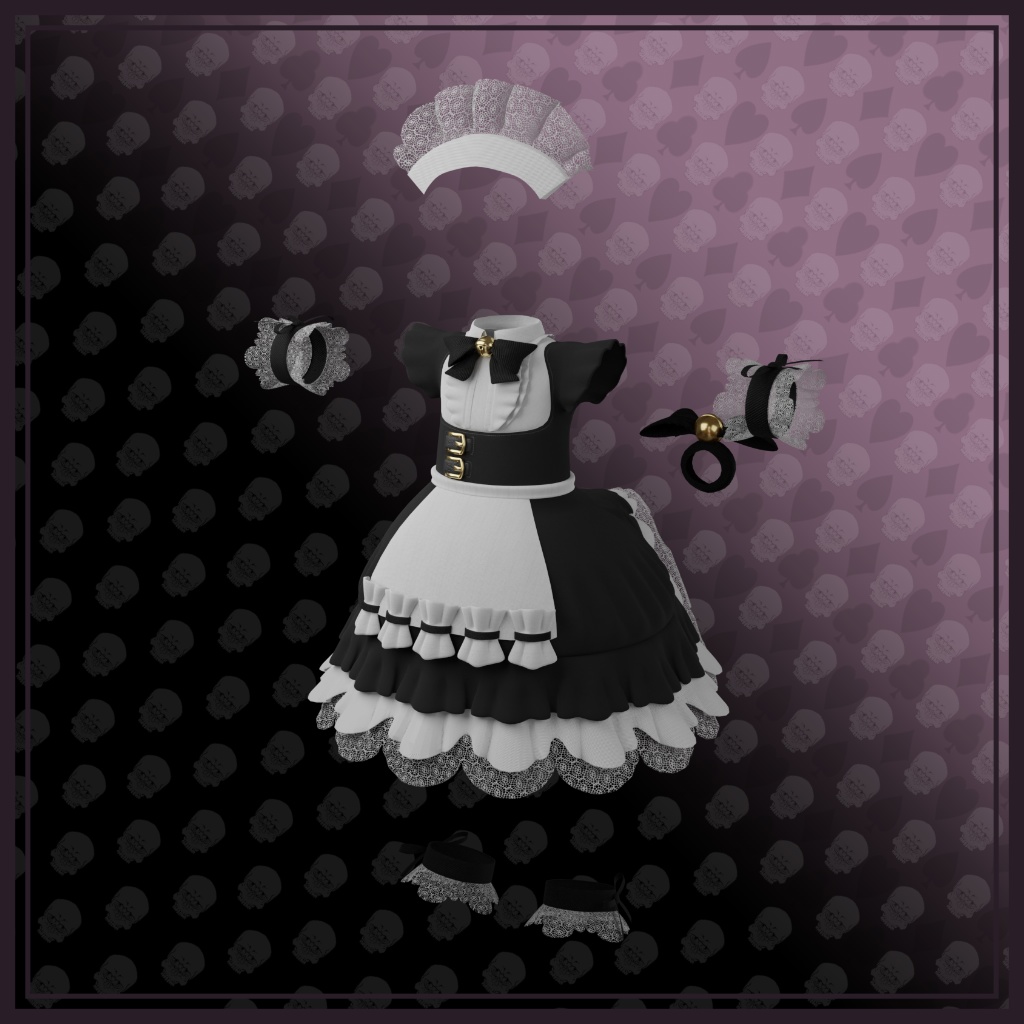 KozFit NyanMaid Outfit for Nyancle