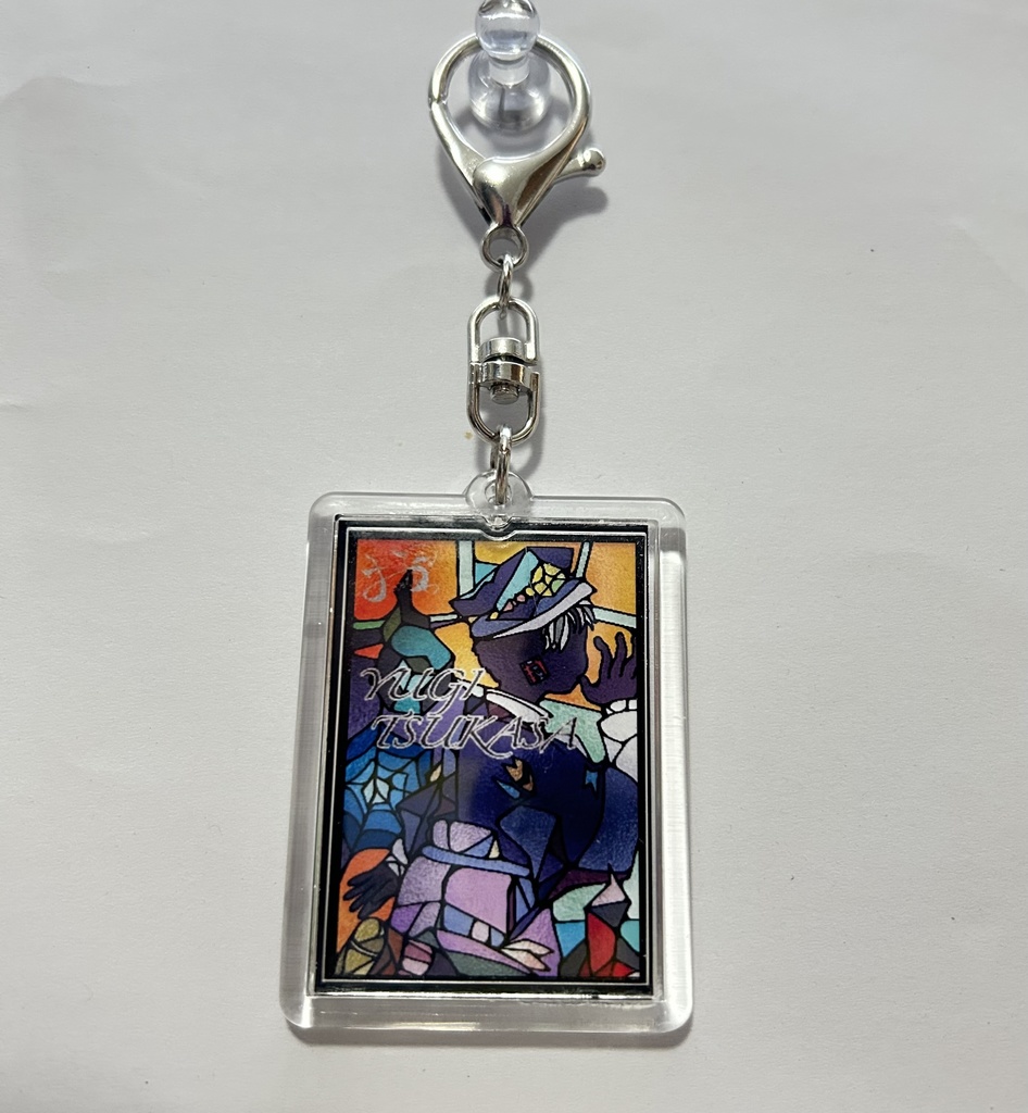ステンドグラス風キーホルダー